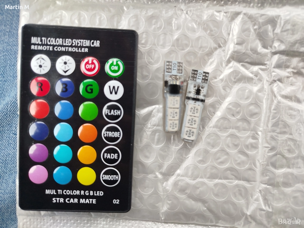 продават се НОВИ 4 броя цветни крушки габарит , снимка 1