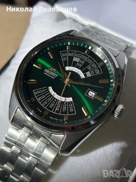 ORIENT MULTI-YEAR CALENDAR-GREEN, снимка 1