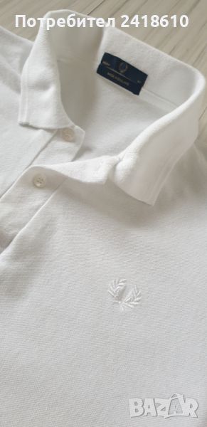 Fred Perry Pique Cotton Made In England Mens Size M /L ОРИГИНАЛ! Мъжка Тениска!, снимка 1