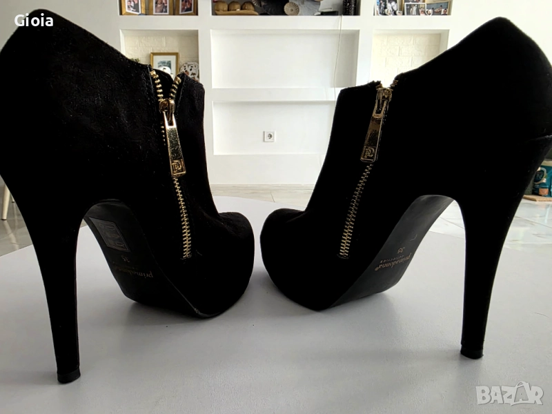 Primadonna боти естествен велур, снимка 1