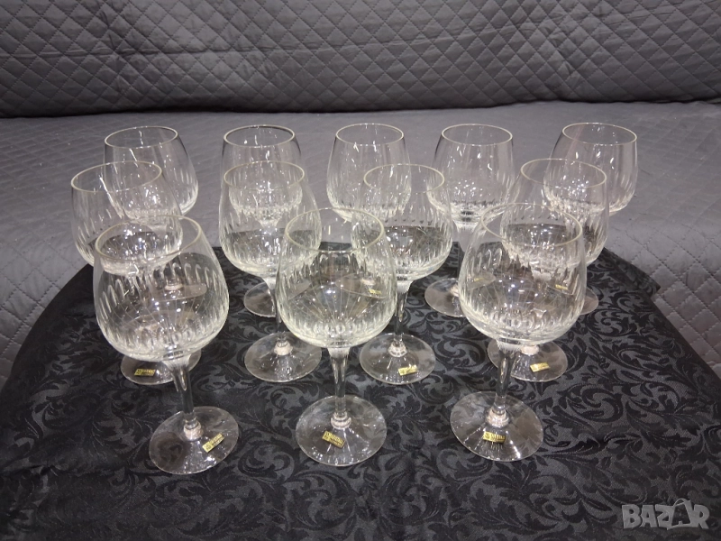 Комплект 12 чаши немски кристал WMF, снимка 1
