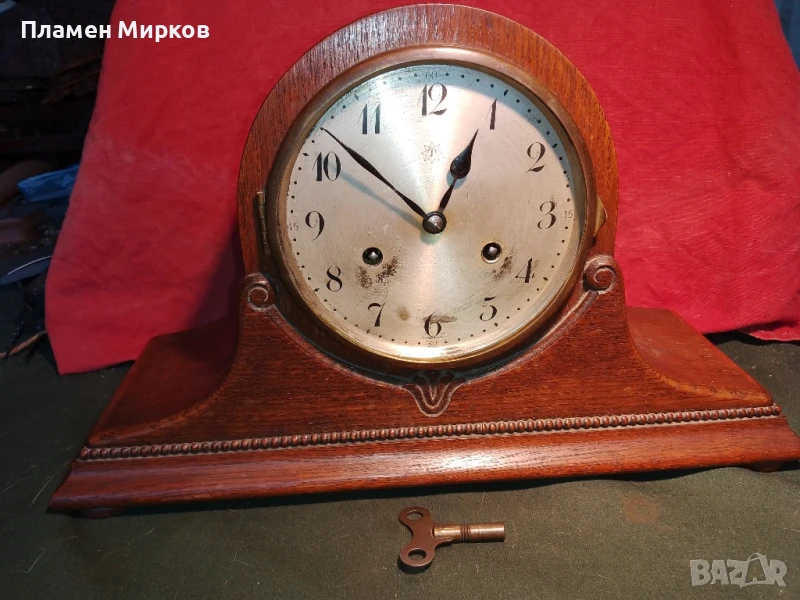 Германски каминен часовник Junghans, снимка 1