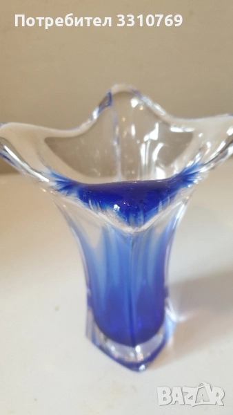 Красива кристална ваза Мурано. , снимка 1