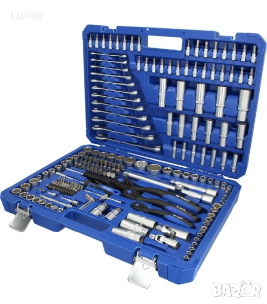 Професионален куфар с инструменти Brilliant Tools – 216 части, снимка 1