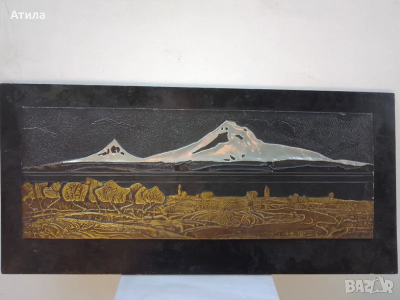 картина Арарат Армения 78/37 см, снимка 1