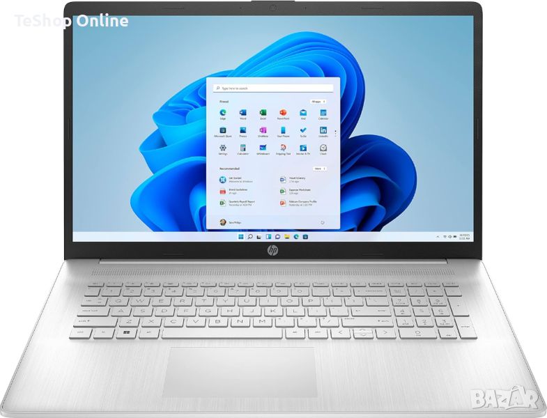 Лаптоп HP Laptop 17-cn2001sf Notebook PC 17.3” FHD (Intel Core i3-1215U, 8 GB RAM, 512 GB SSD, AZERT, снимка 1