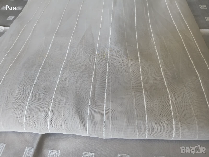 Тънко перде/ завеса 2 броя , снимка 1