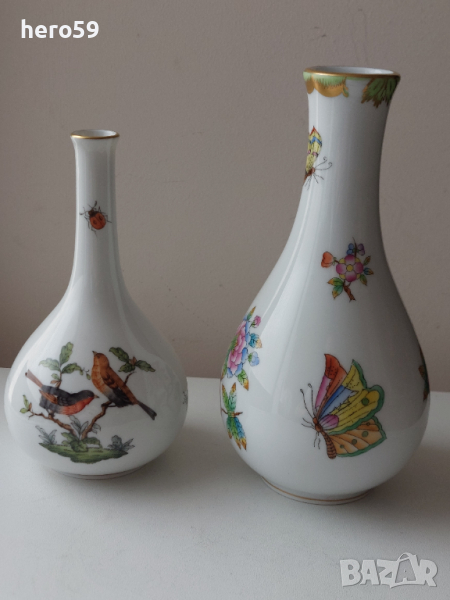 Две порцеланови вази на фирма Херенд''herend''Продадени, снимка 1