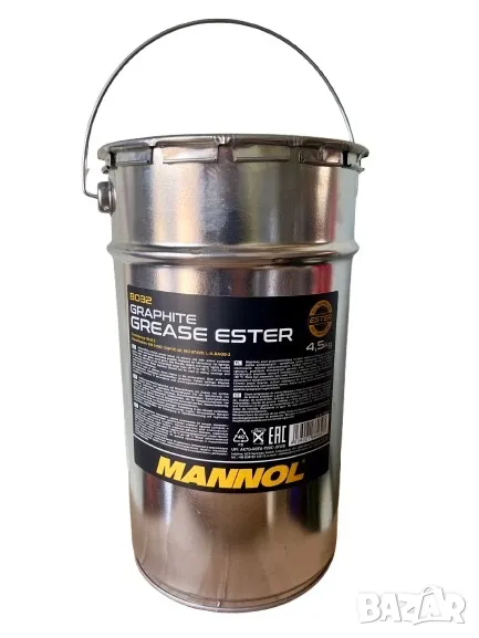 Графитна грес MANNOL Graphite Grease Ester 4.5кг, снимка 1