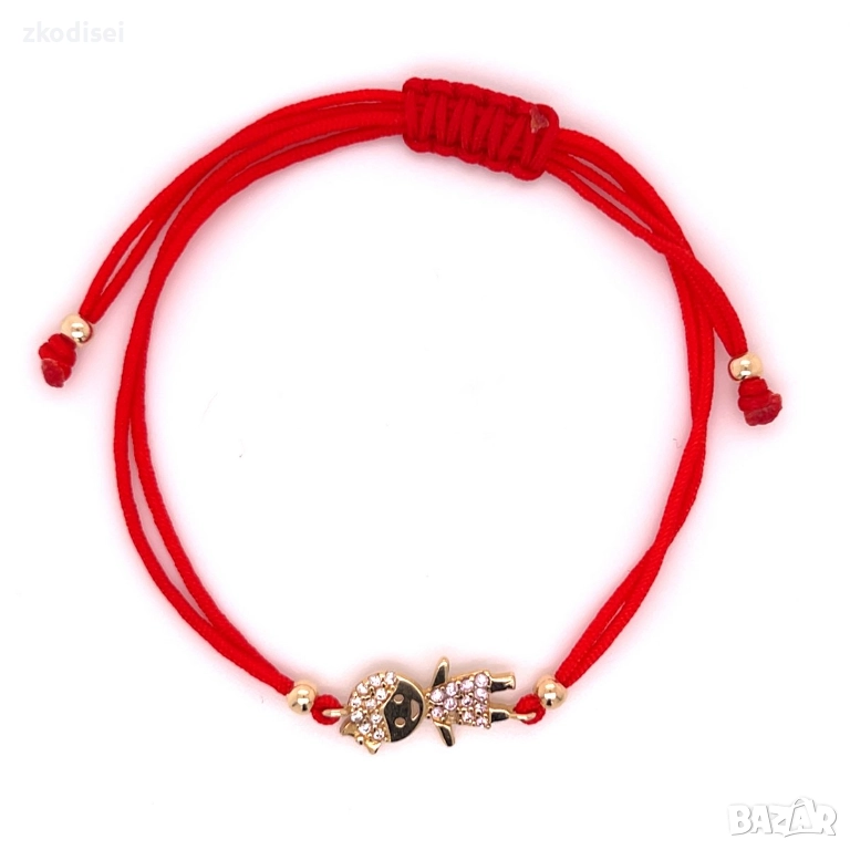 Златна регулируема гривна 1,38гр. 14кр. проба:585 модел:36288-6, снимка 1