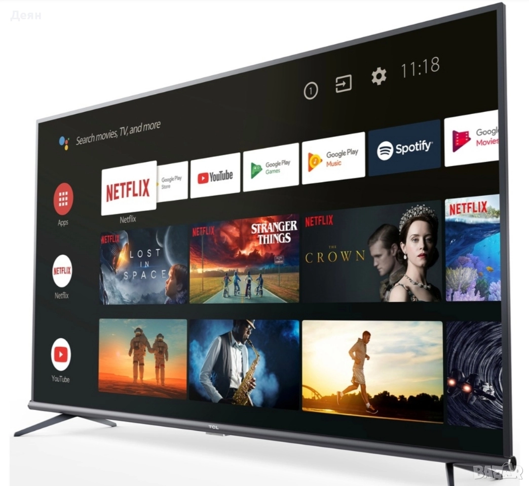 Телевизор LЕD Smаrt Аndrоіd TCL, 50" (127 CM), 50EP660, 4K Ultra HD, снимка 1