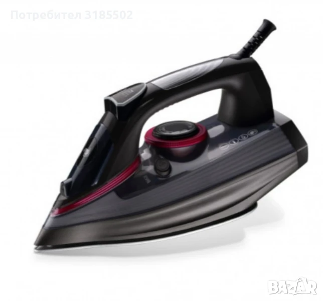 Ютия Voltz, 2600W, 300мл., Черен, 2 ГОДИНИ ГАРАНЦИЯ, снимка 1