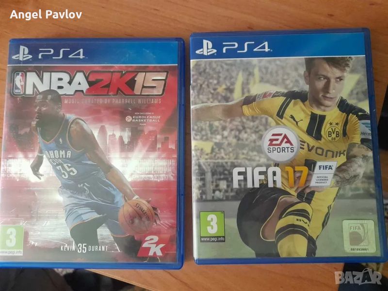 Две игри за 10 лева - Fifa 17 и NBA 2K15 за PS4, Playstation 4, снимка 1