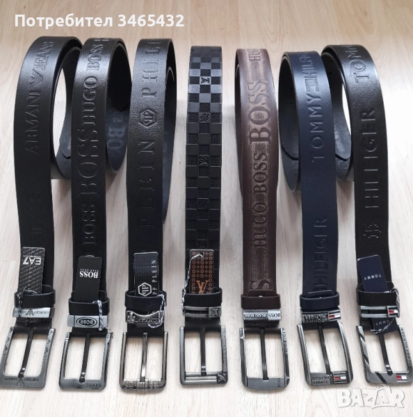 Нови мъжки колани от ЕСТЕСТВЕНА КОЖА , снимка 1