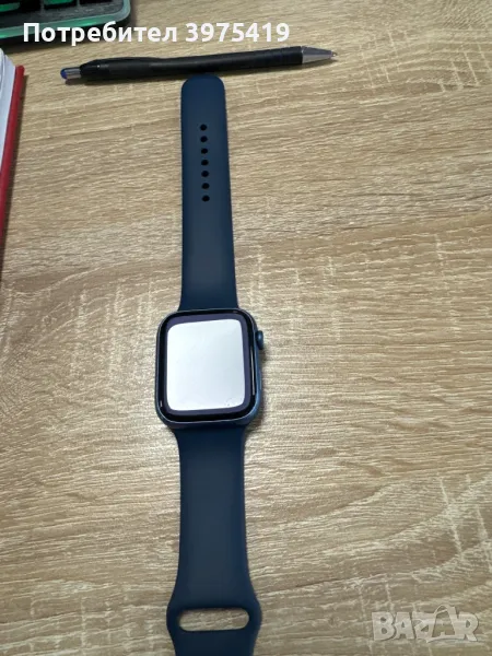 Apple watch 7 45 mm blue, снимка 1