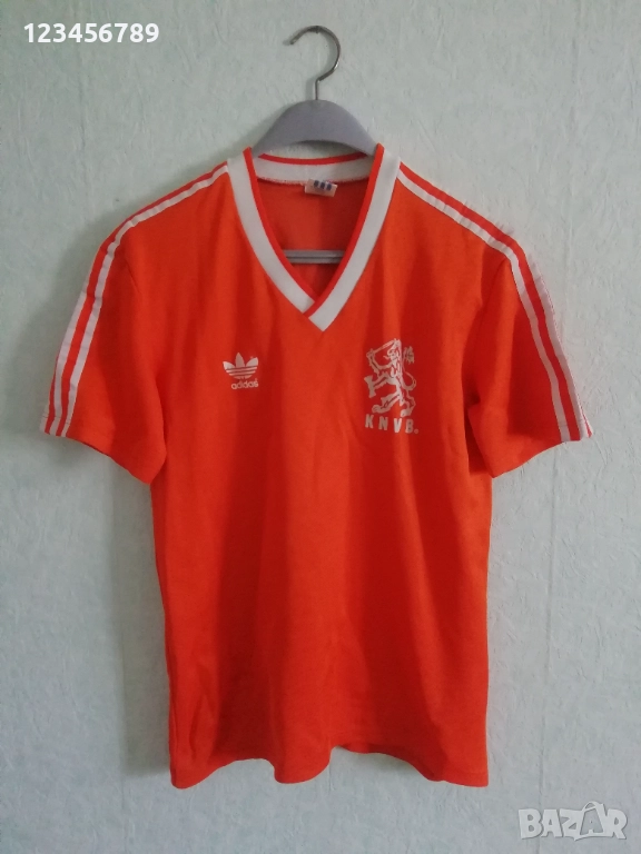 Холандия 1985 1986 1987 Adidas Vintage оригинална тениска футболна фланелка Нидерландия Holland , снимка 1