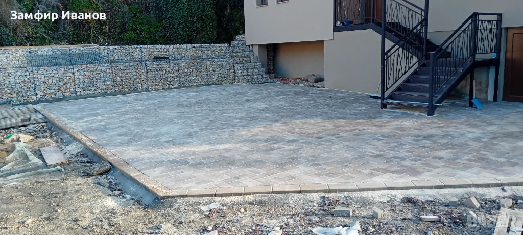 Полагане на Паваж и бордюри, снимка 1