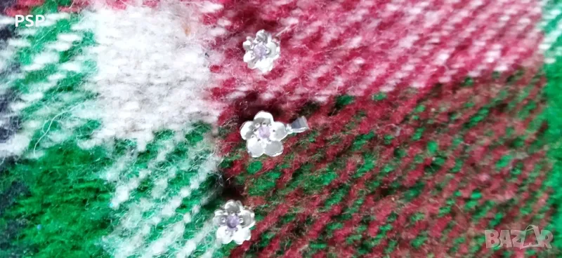 посребрени обеци гривни и пръстени , снимка 1