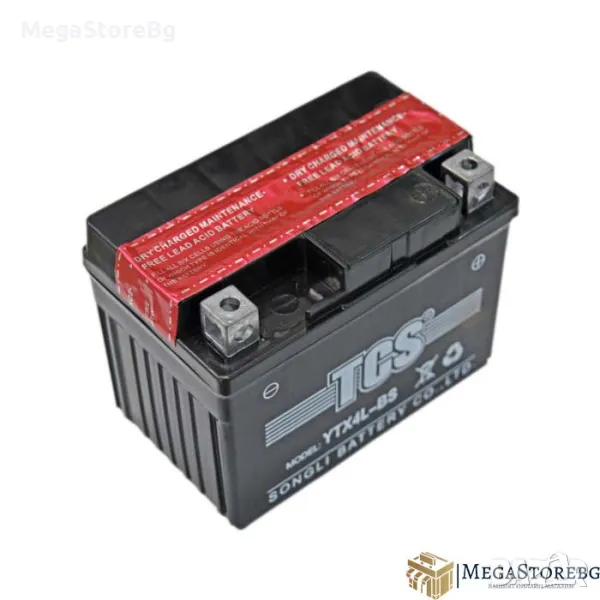 Акумулатор за мотор, мотоциклет, мотопед, скутер 50А , 4AH 12V / YTX4L-BS, снимка 1