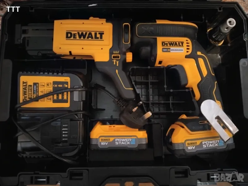 Комплект винтоверт за гипсокартон Девалт Dewalt DCF620, снимка 1