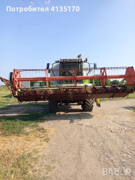 Жътва със комбайн Claas Mega, снимка 1
