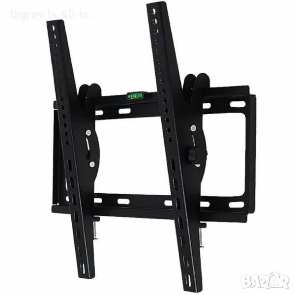 Универсална стойка за телевизор с екрани от 26 до 55 инча / Цвят – черен; Материал - подсилена студе, снимка 1