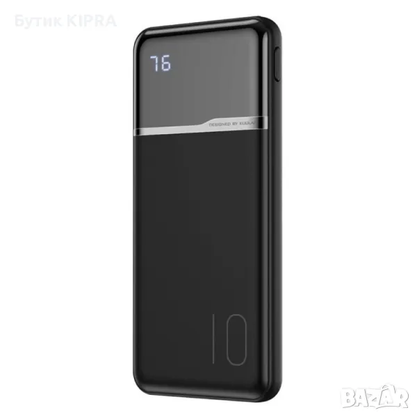 Ултра тънко преносимо зарядно устройство KUULAA power bank 10000mAh - TV500, снимка 1