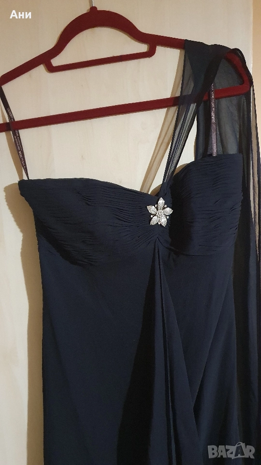 Елегантна, вечерна, дълга рокля, размер S, снимка 1