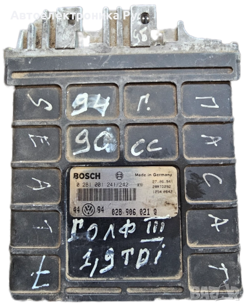 компютър VW volkswagen vento ,0281001241 / 242 bosch, снимка 1