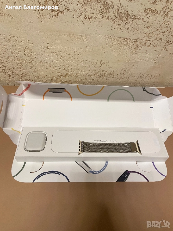 Apple Watch Series 7 GPS+Cellular Aluminium Starlight Case 41mm, снимка 1