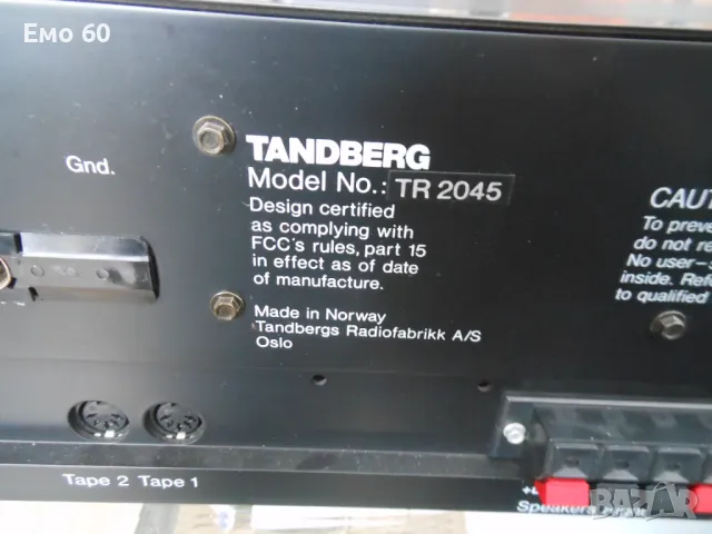 TANBERG TR 2045, снимка 9 - Ресийвъри, усилватели, смесителни пултове - 49165058