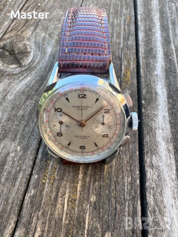 Chronographe Suisse Chronograph швейцарски часовник 37 мм , снимка 2 - Мъжки - 46202178