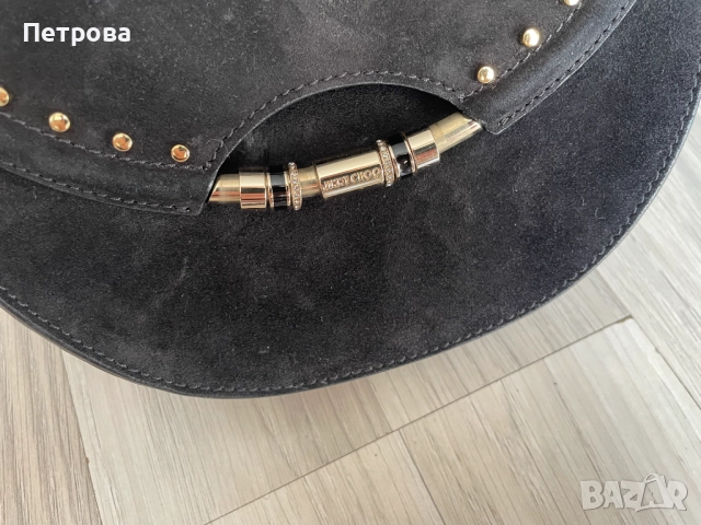 Jimmy Choo кожена чанта Оригинал , снимка 7 - Чанти - 51538019