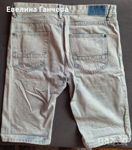 Мъжки дънкови панталонки, снимка 6 - Къси панталони - 45300825