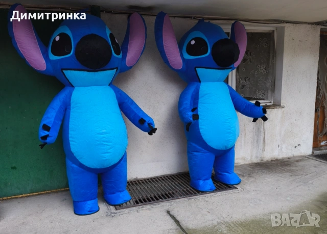 Маскот на Стич , снимка 2 - Детегледачки, детски центрове - 54142177