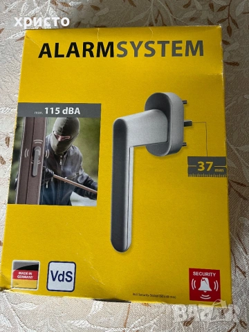 дръжка за прозорец с аларма
