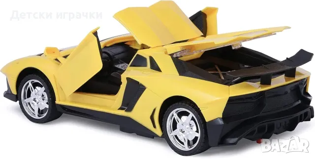 Спортна кола с дистанционно, отварящи се врати и багажник , снимка 3 - Коли, камиони, мотори, писти - 50426453