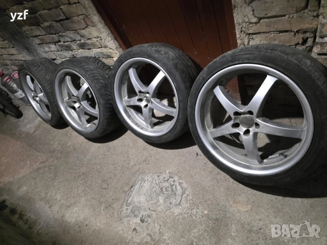 Лету джанти 18 цола 5-100 225/40/18 гуми, снимка 5 - Гуми и джанти - 53713054