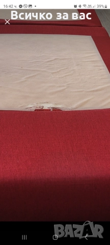 Червен диван , снимка 3 - Дивани и мека мебел - 52295079