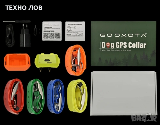 GOOXOTA GPS Тракер за Ловни Кучета IK122T PRO - с звук, вибрация, шок и лай детектор , снимка 2 - За кучета - 54253623