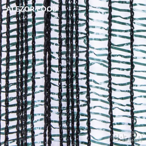 Зелена засенчваща мрежа 40% против птици и градушка, 20 м/ 12 м