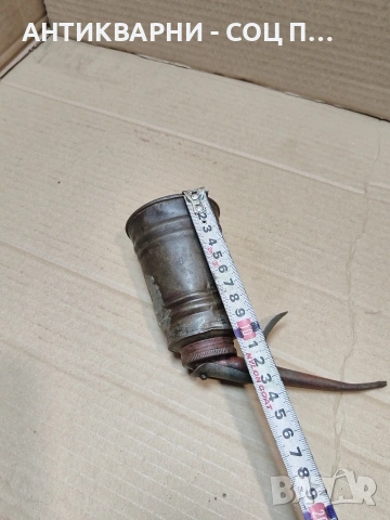 Соц Стара Метална Масльонка За Машини Техника. НОМЕР 983., снимка 9 - Антикварни и старинни предмети - 53940424