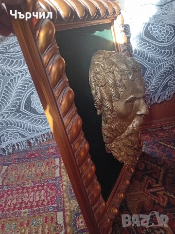 Севт ... бронзова глава в рамка , снимка 4 - Антикварни и старинни предмети - 53940370