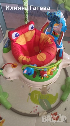 Бънджи Fisher Price Rainforest, цена в магазина 259лв, снимка 2 - Детски люлки - 51956567