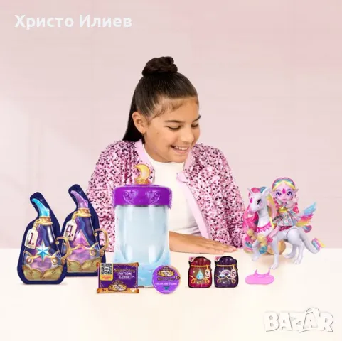 кукла Magic Mixies с еднорог Shimmer Reveal Магическа кукла, снимка 11 - Кукли - 49531910