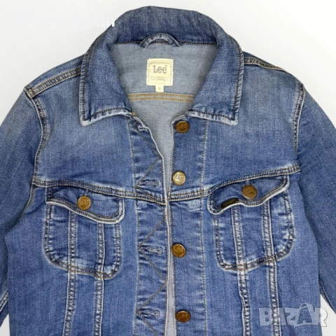 Дамско дънково яке LEE, снимка 3 - Якета - 53056225