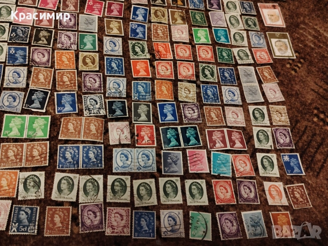 Винтидж ПОЩЕНСКИ марки Елизабет , снимка 14 - Филателия - 52938642