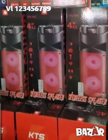 Колона с FM радио BT , flash karta,микрофон kts 1091, снимка 4 - Bluetooth тонколони - 50761953