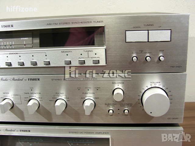  Комплект Fisher cc-3000 / ba-6000 / fm-2421 , снимка 4 - Ресийвъри, усилватели, смесителни пултове - 53646729