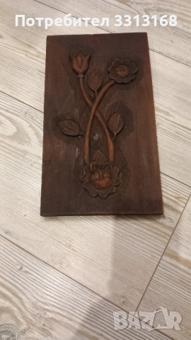 Дърворезба цветя 